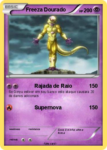 Pokemon Freeza Dourado