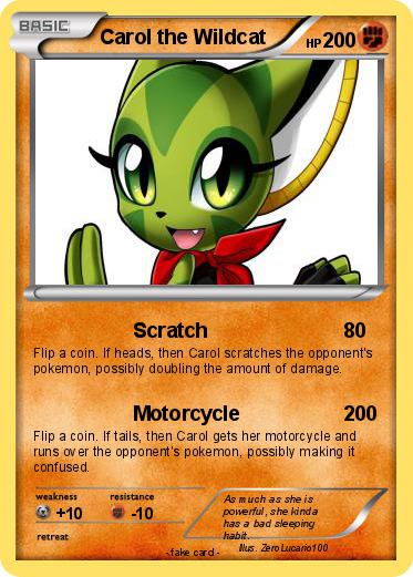 Pokemon Carol the Wildcat