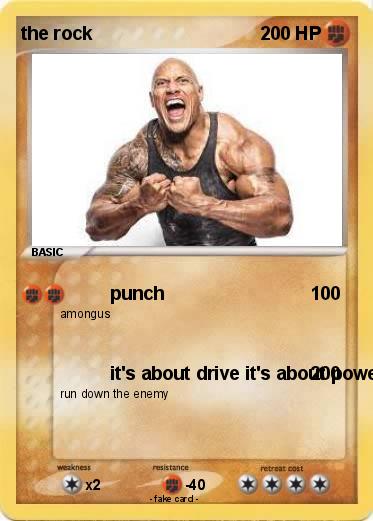Pokemon the rock