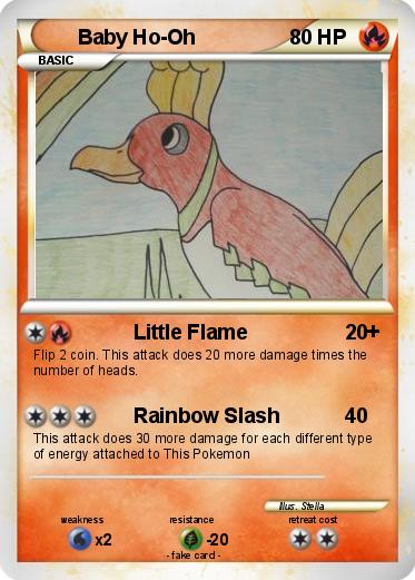 Pokemon Baby Ho-Oh