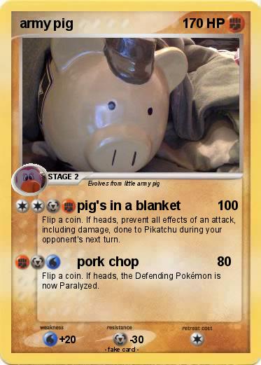 Pokemon army pig