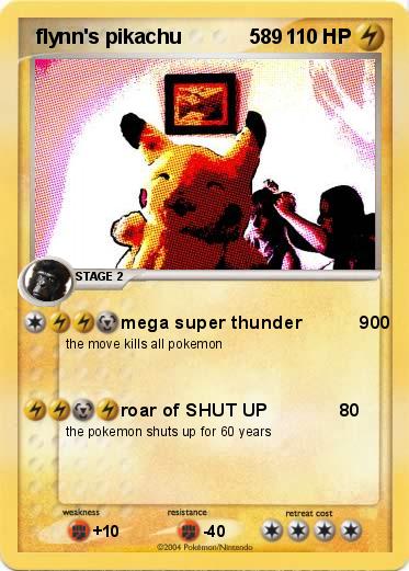 Pokemon  flynn's pikachu            589