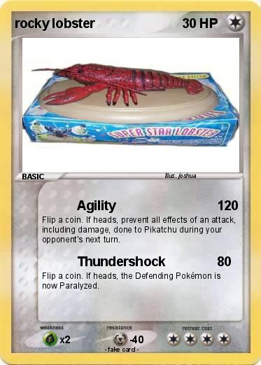 Pokemon rocky lobster