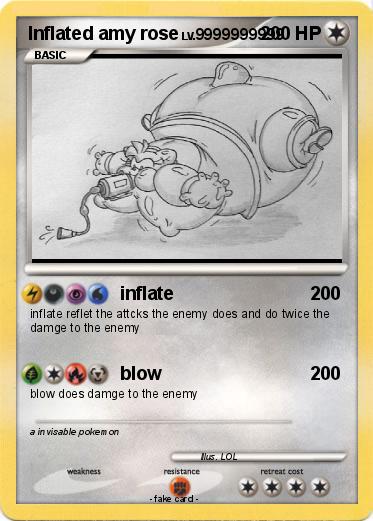 Pokemon Inflated amy rose