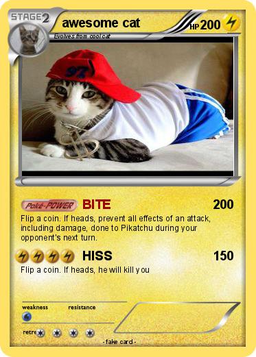 Pokemon awesome cat