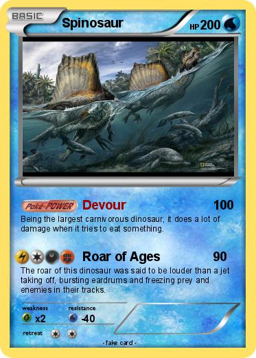 Pokemon Spinosaur