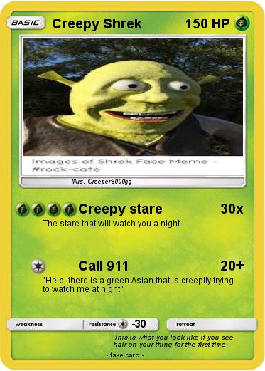 Pokemon Creepy Shrek