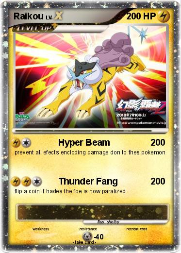 Pokemon Raikou