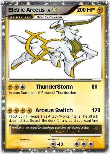Pokemon Eletric Arceus