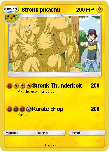 Pokemon Stronk pikachu
