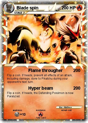 Pokemon Blade spin