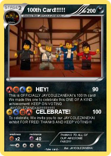 Pokemon 100th Card!!!!!!