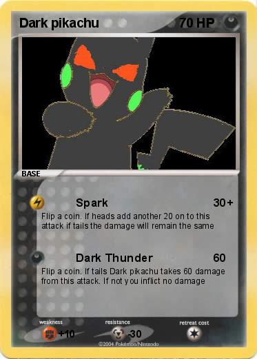 Pokemon Dark pikachu