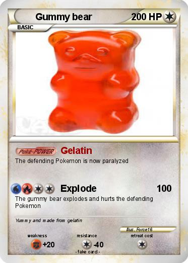 Pokemon Gummy bear