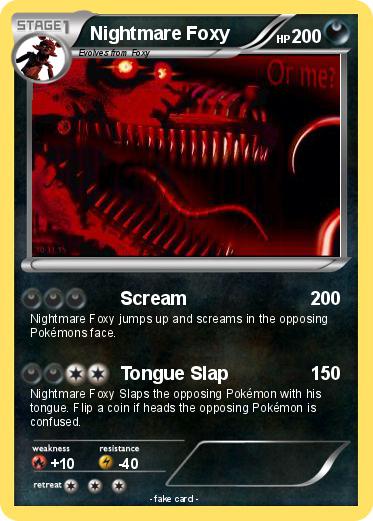 Pokemon Nightmare Foxy