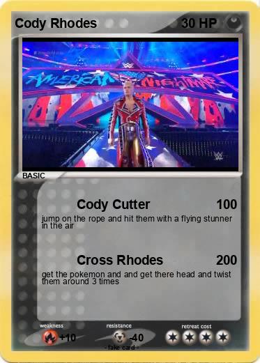 Pokemon Cody Rhodes