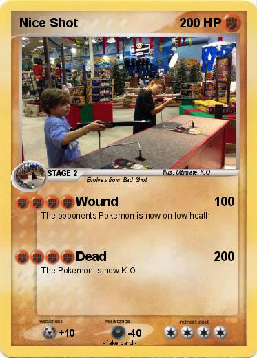 Pokemon Nice Shot