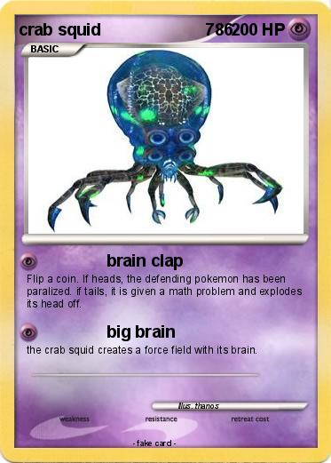 Pokemon crab squid                       786