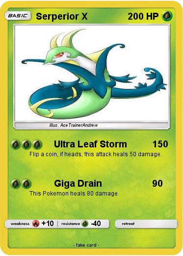 Pokemon Serperior X