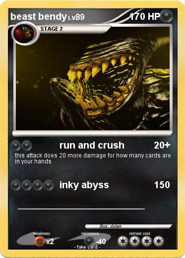 Pokemon beast bendy