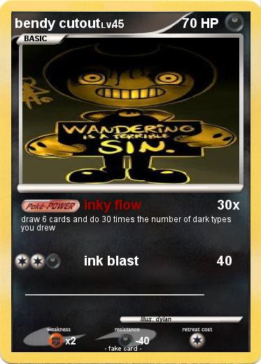 Pokemon bendy cutout