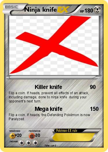 Pokemon Ninja knife