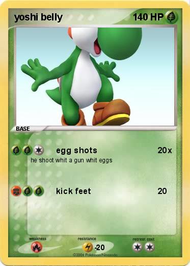 Pokemon yoshi belly