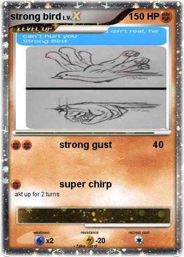 Pokemon strong bird