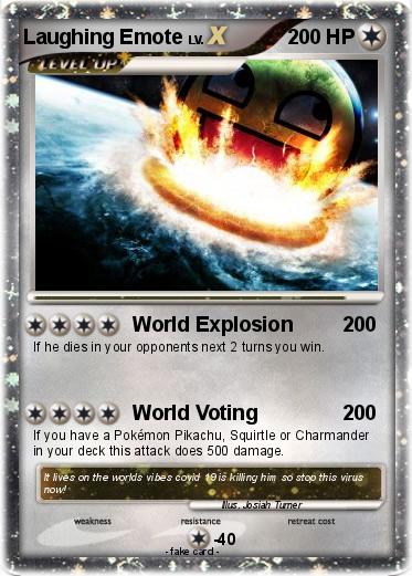 Pokemon Laughing Emote