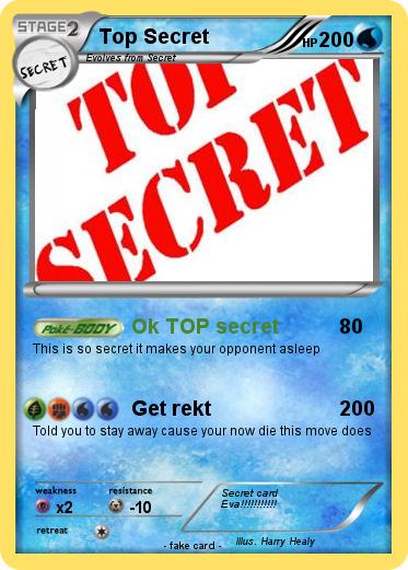 Pokemon Top Secret