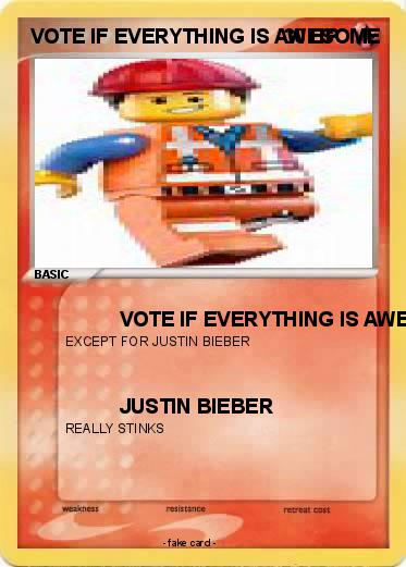 Pokemon VOTE IF EVERYTHING IS AWESOME