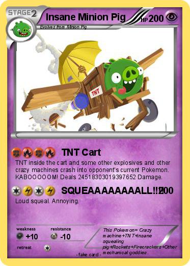 Pokemon Insane Minion Pig