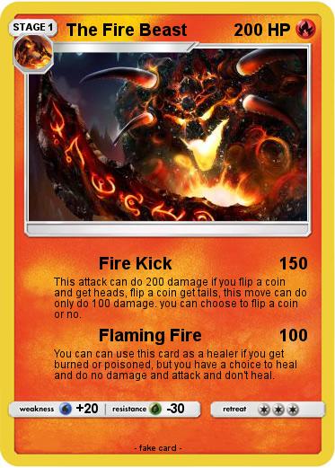 Pokemon The Fire Beast