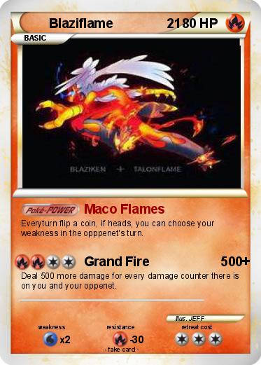 Pokemon Blaziflame               21