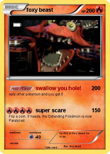 Pokemon foxy beast