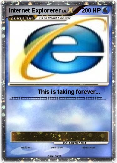 Pokemon Internet Explorerer