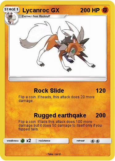 Pokemon Lycanroc GX
