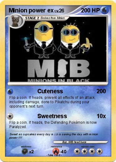 Pokemon Minion power ex
