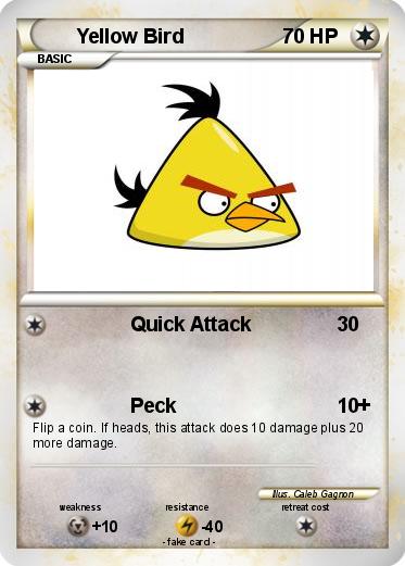 Pokemon Yellow Bird