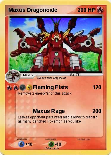 Pokemon Maxus Dragonoide
