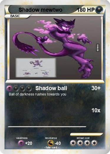 Pokemon Shadow mewtwo