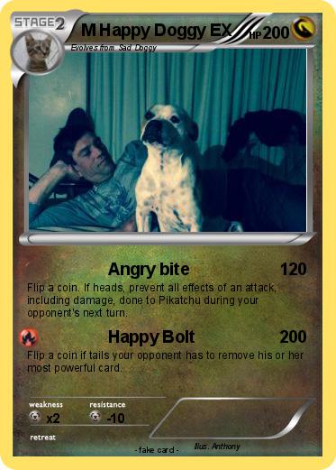 Pokemon M Happy Doggy EX