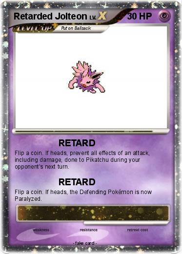 Pokemon Retarded Jolteon
