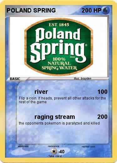Pokemon POLAND SPRING