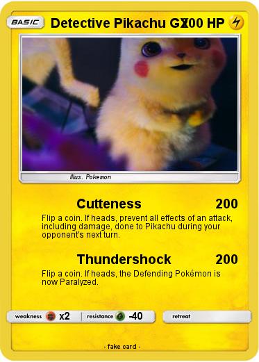 Pokemon Detective Pikachu GX