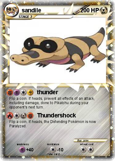 Pokemon sandile