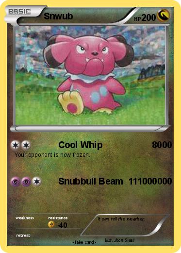 Pokemon Snwub