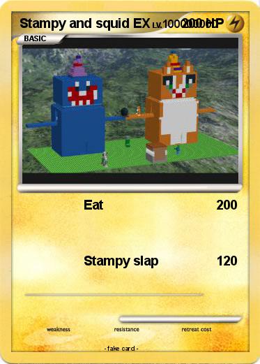 Pokemon Stampy and squid EX