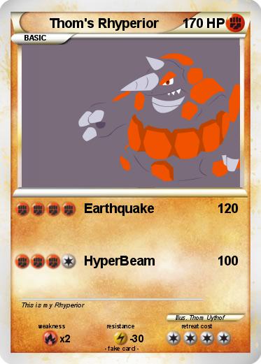 Pokemon Thom's Rhyperior