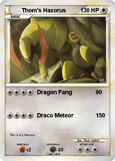 Pokemon Thom's Haxorus